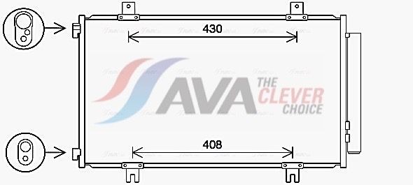 AVA COOLING SYSTEMS Συμπυκνωτής, σύστ. κλιματισμού SZ5151D SZ5151D Συμπυκνωτής AVA COOLING SYSTEMS SUZUKI WAGON R+