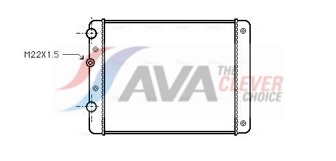 AVA COOLING SYSTEMS Radiatore motore VN2129 AVA COOLING SYSTEMS VN2129 Radiatore raffreddamento motore Seat Arosa 6h prezzo