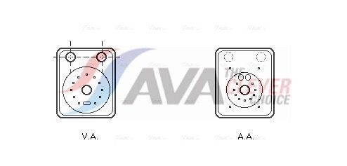 AVA COOLING SYSTEMS Chladič motorového oleja VN3093 Olejový chladič AVA COOLING SYSTEMS TT VN3093 lacné