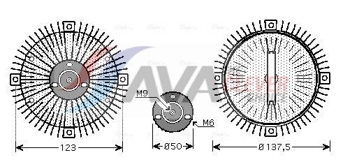 AVA COOLING SYSTEMS Lüfterkupplung VNC273 VNC273 AVA COOLING SYSTEMS Lüfterkupplung Preis