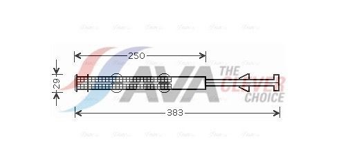 AVA COOLING SYSTEMS Tørfilter aircondition VND237 AVA COOLING SYSTEMS VND237 911 Targa (992) Tørrefilter pris