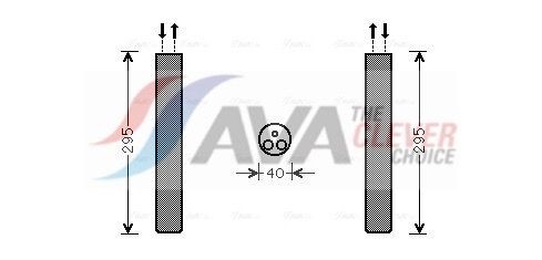 AVA COOLING SYSTEMS Klimatrockner VND304 VND304 Trockner Klimaanlage FIAT STILO AVA COOLING SYSTEMS kaufen