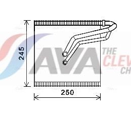 AVA COOLING SYSTEMS Evaporatore climatizzatore VNV387 VNV387 costo Evaporatore climatizzatore AVA COOLING SYSTEMS SEAT ALHAMBRA