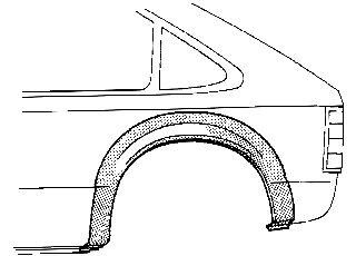 VAN WEZEL Sidewall 3727146 VAN WEZEL 3727146 genuine VX Saloon wheel arch price