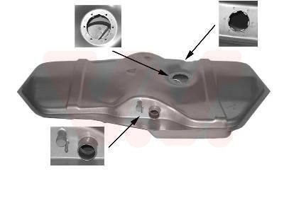 VAN WEZEL Réservoir de carburant 3730084 Réservoir de carburant VAN WEZEL MANTA 3730084 pas cher