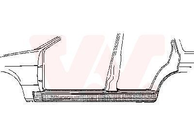 VAN WEZEL Foor board, door sill 3730103 VAN WEZEL 3730103 Μαρσπιέ Opel Insignia B Sports Tourer φθηνά