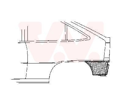 VAN WEZEL Bočnica 3731134 VAN WEZEL 3731134 Bočnica Opel Kadett E Caravan cena