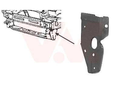 VAN WEZEL Längsträger 3734686 Längsholm VAN WEZEL PRIUS 3734686 günstig