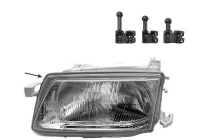 VAN WEZEL Projecteur principal 3735942 Bloc optique VAN WEZEL MOVANO 3735942 pas cher