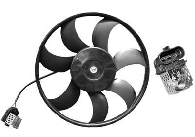 VAN WEZEL Motoventilateur 3742744 Opel TIGRA Ventilateur de refroidissement moteur VAN WEZEL 3742744