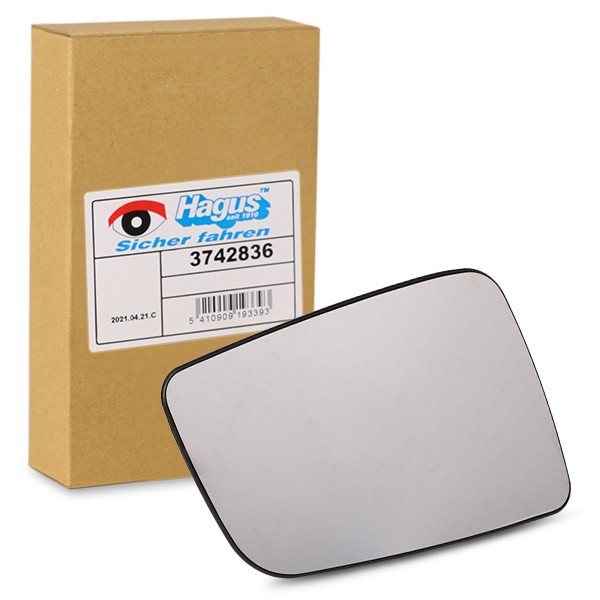 Spiegelglas, buitenspiegel VAN WEZEL 3742836 VAN WEZEL 3742836: Autospiegel Vauxhall ASTRA 2000