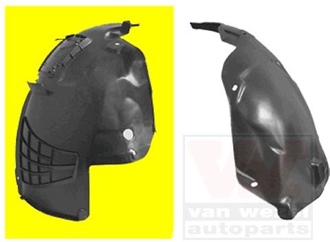 VAN WEZEL Wheel arch liner 3745434 VAN WEZEL 3745434 Opel Rekord B wheel arch liner replacement