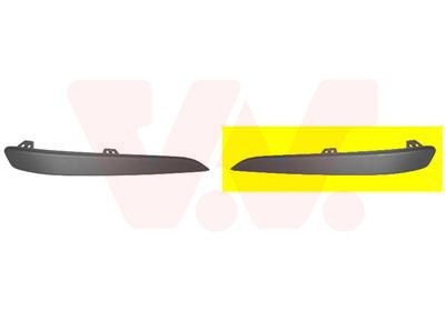 VAN WEZEL Pynte- / vernelist, støtfanger 3745583 VAN WEZEL 3745583 Tildekning støtfanger Opel Astra H L70 billige