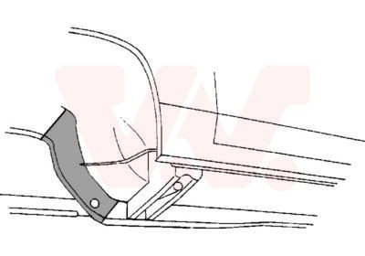 Longeron VAN WEZEL 3757328 VAN WEZEL 3757328: Longeron Mercedes VITO 2018