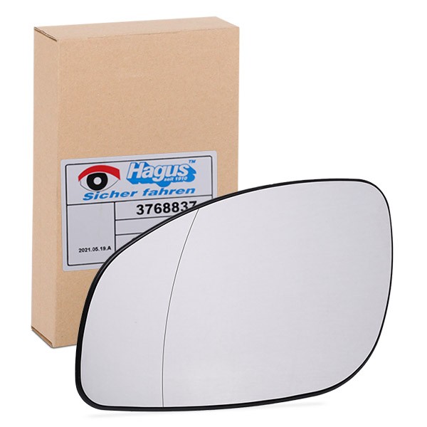 Speilglass, ytterspeil VAN WEZEL 3768837 VAN WEZEL 3768837 Sidespeilglass OPEL SIGNUM 2004