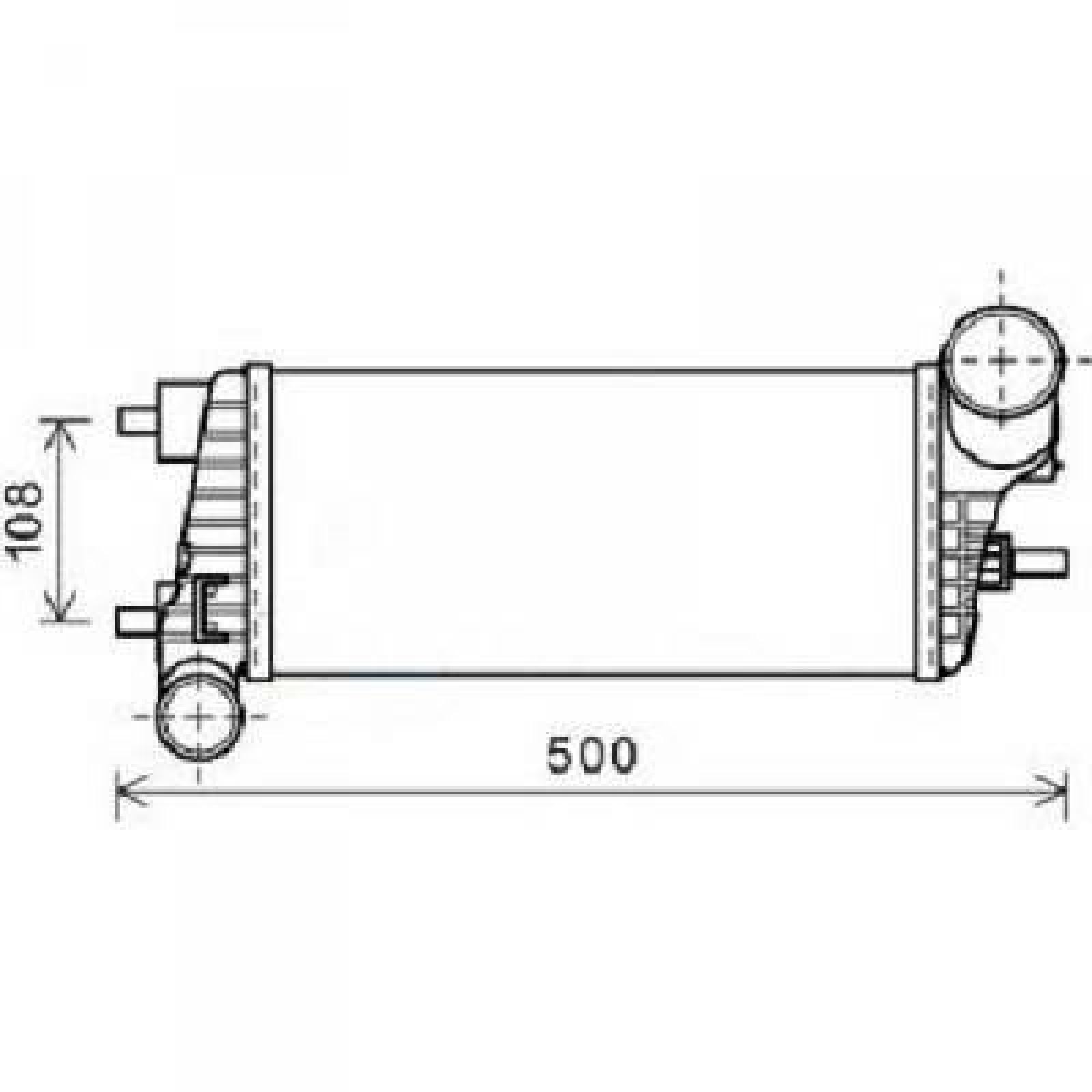 DIEDERICHS Intercooler DCA1116 DCA1116 Intercooler DAEWOO LANOS DIEDERICHS