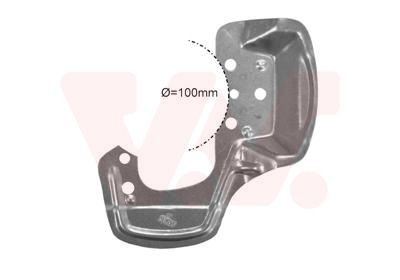 VAN WEZEL Stænkskærm, bremseskive 3778371 Ankerplader VAN WEZEL Opel MERIVA 3778371