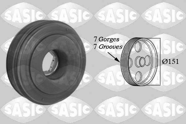 SASIC Hihnapyörä, kampiakseli 2154021 SASIC 2154021 Opel Movano B Bussi kampiakselin hihnapyörä vaihto hinta