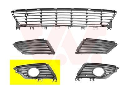 VAN WEZEL Vetracia mrieżka v nárazníku 3779594 VAN WEZEL 3779594 Vetracia mrieżka v nárazníku Opel Corsa C Van cena