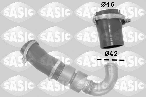 SASIC Laadluchtslang 3336230 Ford CAPRI Laadluchtslang SASIC 3336230