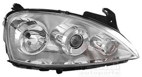 Farol principal VAN WEZEL 3779968 VAN WEZEL 3779968: Faróis Opel COMBO 2012