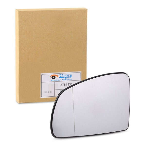 Speilglass, ytterspeil VAN WEZEL 3781831 VAN WEZEL 3781831 Sladrespeil høyre og venstre Opel MERIVA 2009