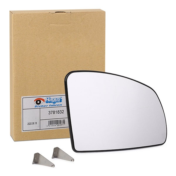 Spejlglas, udvendig spejl VAN WEZEL 3781832 VAN WEZEL 3781832: Sidespejle Opel MERIVA 2009