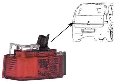 Mistachterlamp VAN WEZEL 3781927 VAN WEZEL 3781927 Mistachterlamp OPEL MERIVA 2013