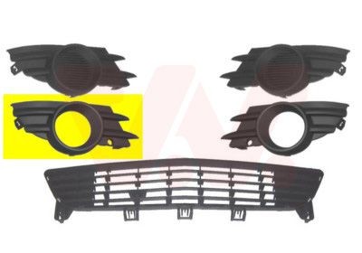 Vetracia mrieżka v nárazníku VAN WEZEL 3782594 VAN WEZEL 3782594: Vetracia mrieżka v nárazníku Opel MERIVA 2015