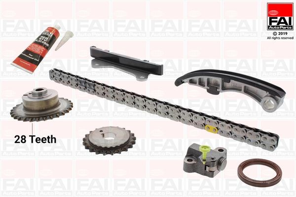 FAI AutoParts Kamkedjesats TCK43L TCK43L Kamkedja FAI AutoParts NISSAN 350 Z