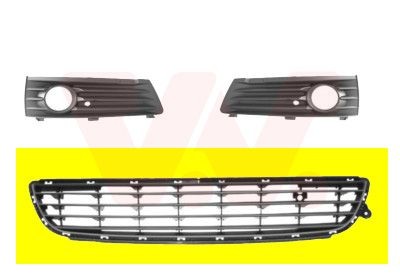 VAN WEZEL Kofangergitter 3792590 VAN WEZEL 3792590 Opel Astra F Caravan Sportsgitter originale pris