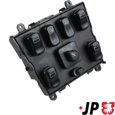 JP GROUP Διακόπτης, γρύλος παραθύρου 1396700300 Διακόπτες ηλεκτρικών παραθύρων αυτοκινήτων MITSUBISHI JP GROUP 1396700300