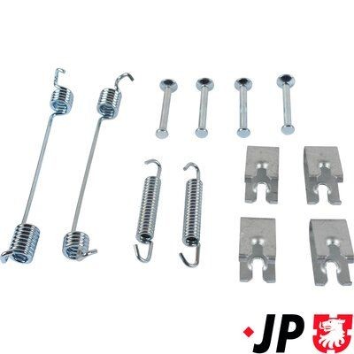 JP GROUP Tilbehørssæt, bremsebakker 1564000410 JP GROUP 1564000410 Tilbehørssæt bremsebakker Ford Fiesta Mk5 billig