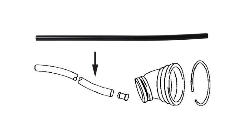JP GROUP Fuel Hose 1615650500 Renault VEL SATIS JP GROUP fuel line 1615650500