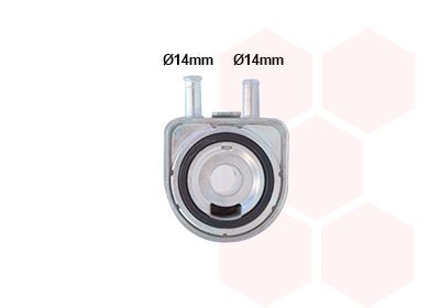 VAN WEZEL Eļļas radiators, Motoreļļa 40003285 VAN WEZEL 40003285 Eļļas radiators Peugeot 607 Sedan cena