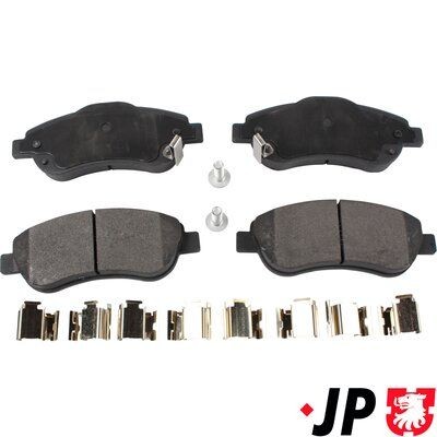 JP GROUP Plaquettes de frein 3463600710 JP GROUP 3463600710 Plaquettes de frein HONDA CR-V III (RE) 2.0 i-VTEC 4WD (RE5, RE2) 150 CV 2008