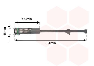 VAN WEZEL Tørker, klimaanlegg 4000D264 VAN WEZEL 4000D264 originale Tørkefilter ac Citroen Xsara Coupé hva koster