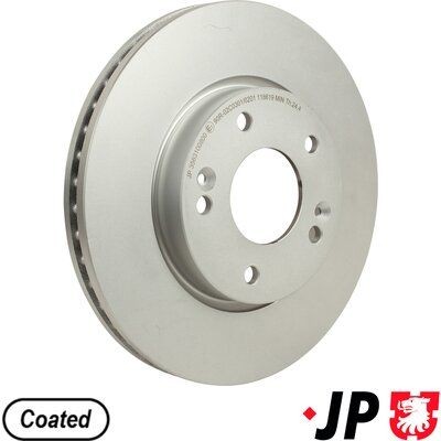 JP GROUP Disco freno 3563100800 3563100800 Dischi freno JP GROUP HYUNDAI i20 costo