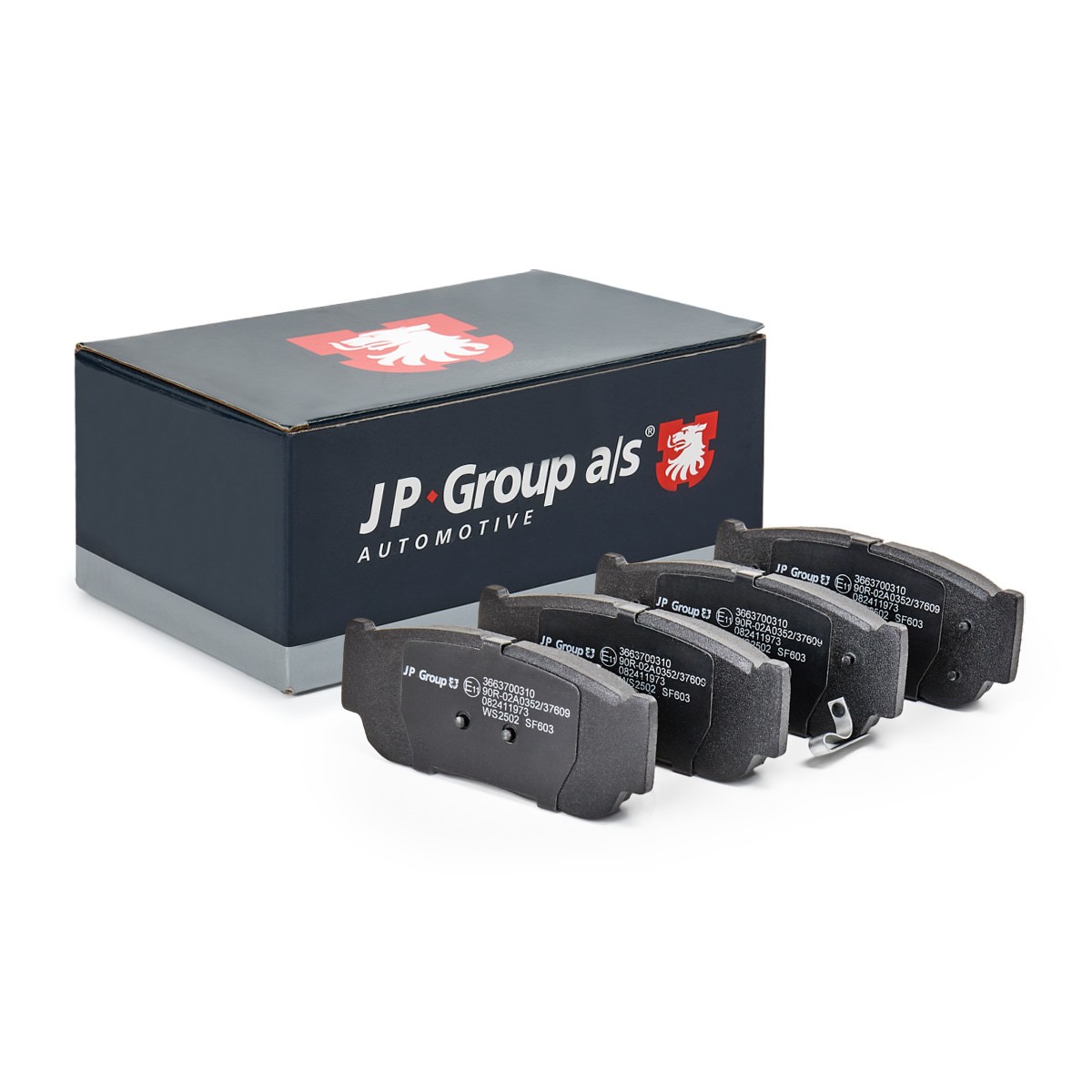 JP GROUP Bremseklosser 3663700310 3663700310 Sportsbremseklosser KIA SPORTAGE JP GROUP