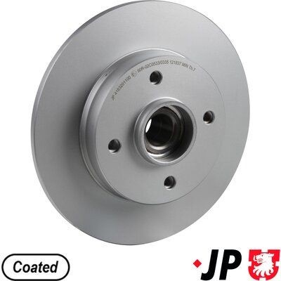 JP GROUP Δισκόπλακα 4163201100 Αγωνιστικές δισκόπλακες JP GROUP Citroën BERLINGO 4163201100