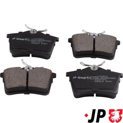 JP GROUP Brake pad set 4163700910 PEUGEOT 308 JP GROUP racing brake pads 4163700910