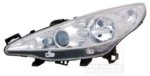 Headlight VAN WEZEL 4029963 VAN WEZEL 4029963 PEUGEOT 207 2025 headlights