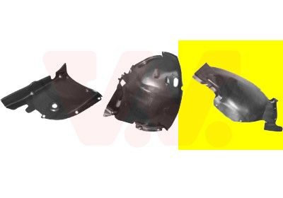VAN WEZEL Innerskjerm plastikk 4047436 VAN WEZEL 4047436 Innerskjerm Peugeot 406 Stasjonsvogn til en fordelagtig pris