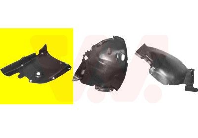 VAN WEZEL Innerskjerm plastikk 4047437 VAN WEZEL 4047437 Innerskjerm Peugeot 406 Stasjonsvogn originale pris