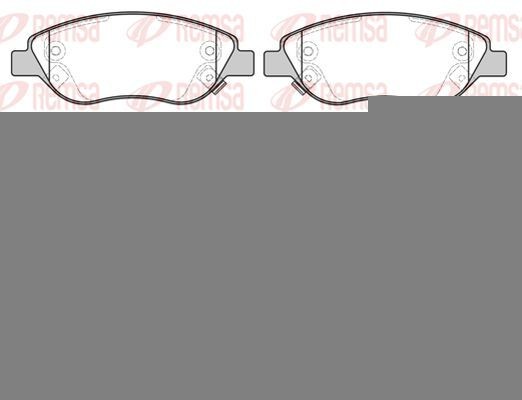 KAWE Bremseklosser 0860 12 Klosser KAWE Fiat 500 0860 12