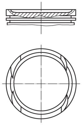 MAHLE Kolvid 011 PI 00112 002 MAHLE 011PI00112002 Kolvid Insignia A G09 hind