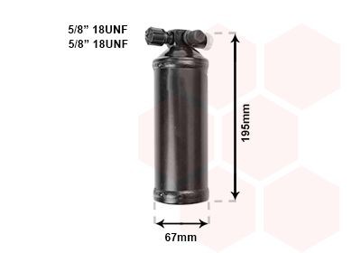 VAN WEZEL Airco droger 4300D015 Filter droger VAN WEZEL CORSA 4300D015 goedkoop