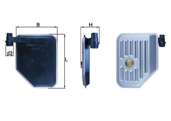 MAHLE Hydraulikkfilter, automatikk HX 156 MAHLE HX 156 originale Automatfilter Hyundai Sonata EF hva koster