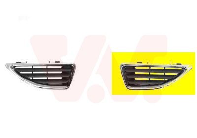 VAN WEZEL Grelha de radiador 4325513 VAN WEZEL 4325513 Grelha de radiador RENAULT Megane I Grandtour (KA) 1.6 e (KA0F) 90 cv 2001