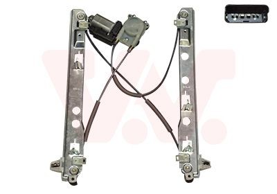 VAN WEZEL Stikla pacelšanas mehānisms 4327268 Stikla pacēlāji VAN WEZEL 19 4327268 lēti